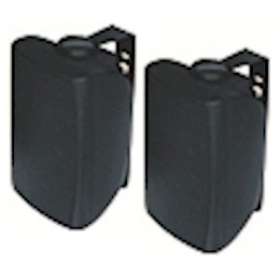 Paire enceinte murale bass reflex 2 voies pour public address - noir 20W|Xeta premium-XET81993