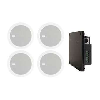 Pack Soundaround encastrable WIFI + 4 H.P blanc 5,25|Xeta premium-XET60352