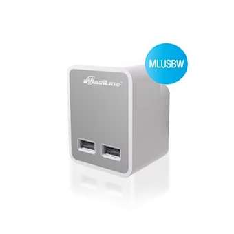 Prise 2 ports USB - blanc|Xeta premium-XETMLUSBW