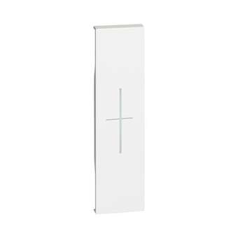 Enjoliveur Living Now avec marquage STOP pour volets HOME_Up - blanc|Bticino-TICBTKW06MH