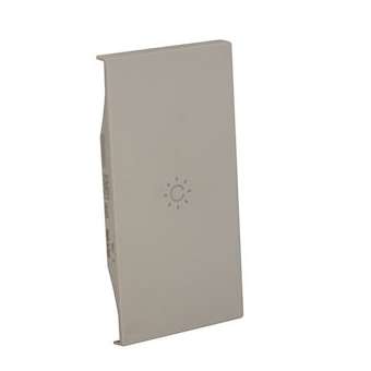 Enjoliveur Living Now avec marquage éclairage MyHOME_Up 2 modules - sable|Bticino-TICBTKM01MH2A