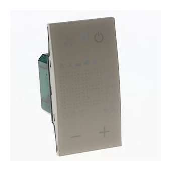 Thermostat avec afficheur Living Now MyHOME_Up 2 modules - sable|Bticino-TICBTKM4691