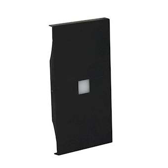 Enjoliveur Living Now haute luminosité MyHOME_Up 2 modules - noir|Bticino-TICBTKG01MH2X