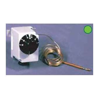 THERMOSTAT SOUS BOITIER IP53 A CONSIGNE EXTERIEURE 30 à 90DEGC BULBE CUIVRE D6X|Etirex-ERXCAB090