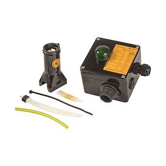 Boîte de raccordement intégrée, entrée unique avec témoin lumineux (vert)|nVent RAYCHEM-RAY054363000