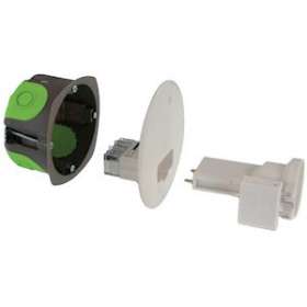 Kit boîte d'applique DCL R'Box D 67 mm prof. 50 mm avec douille E27|Bizline-BIZ506027