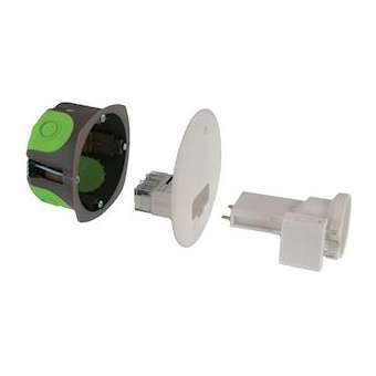 Kit boîte d'applique DCL R'Box D 67 mm prof. 50 mm avec douille E27|Bizline-BIZ506027