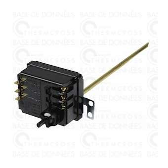 Thermostat à canne RESTER TAS TF450 triphasé à axe|Diff-VLL415122