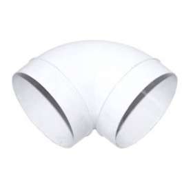 Cc 100 - coude circulaire pvc diamètre 100|Atlantic clim ventil-ELG460032