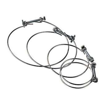 Colliers fil, sachet de 2 unités, D 125 mm|S&P France ( Unelvent )-UNE860103