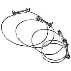 Colliers fil, sachet de 2 unités, D 125 mm|S&P France ( Unelvent )-UNE860103