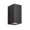 CANTO MAXI KUBI 2 applique murale Aluminium Noir GU10