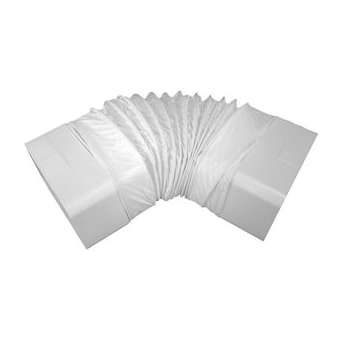 Conduit rectangulaire PVC souple + 2 manchons rigides 55 x 220 mm, gamme TUBPLA|S&P France ( Unelvent )-UNE833164