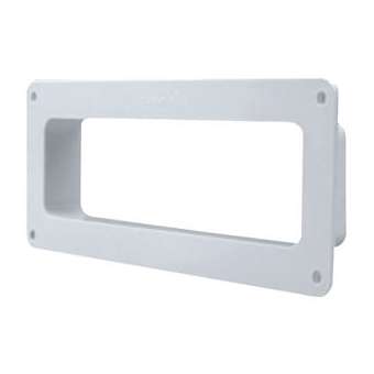 Bride murale rectangulaire PVC rigide, 55 x 220 mm, gamme TUBPLA|S&P France ( Unelvent )-UNE833640