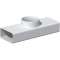 Té mixte PVC rigide rectangulaire 55 x 110 mm/circulaire D 100 mm, gamme TUBPLA