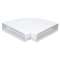 Ch 55 x 110 - coude horizontal 90DEG rectangulaire plastique rigide section 55x1