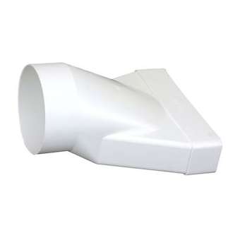 Rmd 55x220x125 - raccord mixte droit section 55x220 en diamètre 125|Atlantic clim ventil-ELG460012