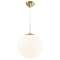 GRANT 35 suspension Verre et metal Laiton E27