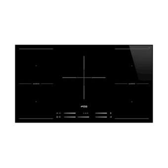 Table induction - 90 cm - Bord Droit -5 foyers|Smeg france-SMFSI2M7953D