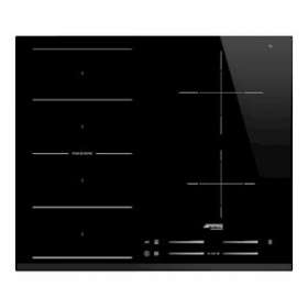 Table induction - 60 cm - Bord Biseauté - 4 foyers|Smeg france-SMFSI1F7645B