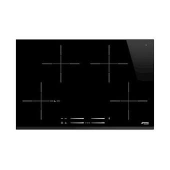 Table induction - 80 cm - Bord Biseauté -4 foyers|Smeg france-SMFSI7844B