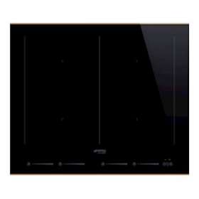 Table induction 'Dolce Stil Novo' - 60 cm - 4 foyers toutes zones utiles|Smeg france-SMFSIM662WLDR