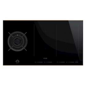 Table Mixte Gaz/induction 'Dolce Stil Novo' - 90 cm - 1 foyer Gaz 6kW|Smeg france-SMFPM6912WLDR