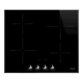 Table induction Classica - 60 cm - encastrement standard|Smeg france-SMFSI364BM