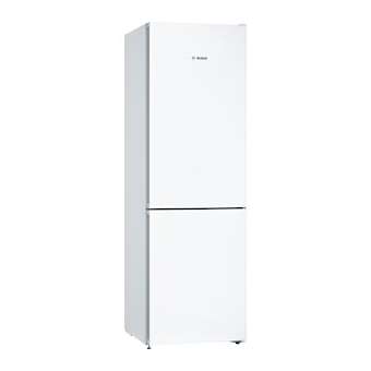 REFRIGERATEUR COMBI 186x60x66 E INOX|Bosch menager pose libre-BOSKGN36VLED