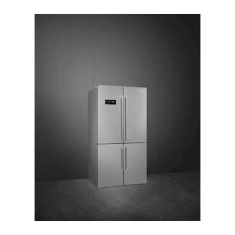 Réfrigérateur 4 Portes - 90,8 cm - hauteur 182 cm - afficheur LED externe|Smeg france-SMFFQ60XDF