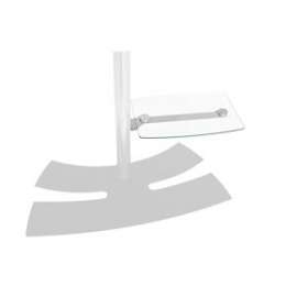 LUX-UP tablette porte périphérique - poids maximum supporté de 5 kg|Erard-EAD038400