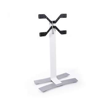 WIIL - 1400XL Blanc colonne TV mobile, gestion des câbles incluse|Erard-EAD039040