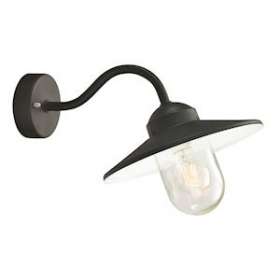 KARLSTAD noir 57W halogène max./E27 IP55 850DEGC verrerie claire|Norlys-NOS230SV