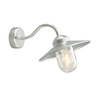 KARLSTAD galvanisé 57W halogène max./E27 IP55 850DEGC verrerie claire|Norlys-NOS230GA