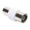 Adaptateur TV 9.52 mm F/F - nickel