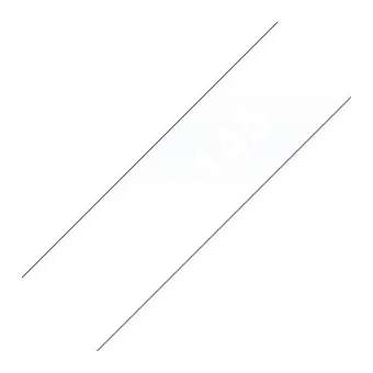 Ruban TZe145, 18mm Blanc sur fond Transparent, Laminé, 8M|Brother france-BRTTZE145