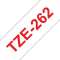 Ruban TZe262, 36mm Red sur fond Blanc, Laminé, 8M|Brother france-BRTTZE262