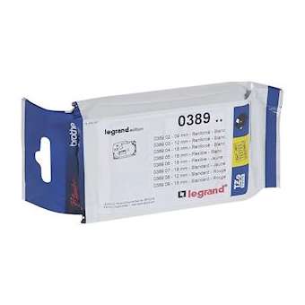 Ruban titreuse Logicab2 ref.038900 blanc, flexible largeur 18mm, longueur 8m|Legrand-LEG038905