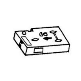 Recharge ruban blanc - titreuse réf.006320 largeur 9mm - compatible BROTHER|Legrand-LEG006321