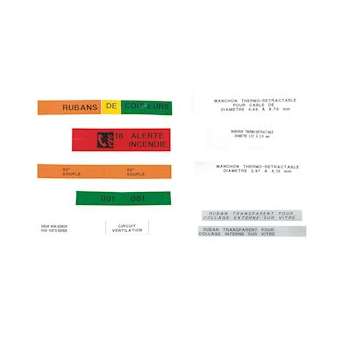 Ruban pour titreuses s 038580 et 038585 rouge en vinyl - larg. 19mm - long. 5,5m|Legrand-LEG038591