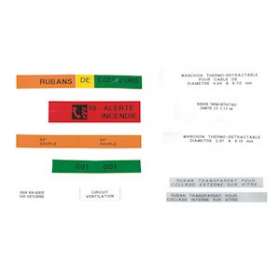 Ruban pour titreuses s 038580 et 038585 rouge en vinyl - larg. 19mm - long. 5,5m|Legrand-LEG038591
