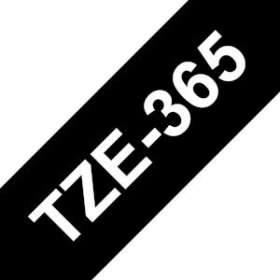 Ruban TZe365, 36mm Blanc sur fond Noir, Laminé, 8M|Brother france-BRTTZE365