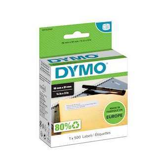 Dymo Labelwriter étiquettes autocollantes de retour/polyvalentes, 19mmx51mm|NWL France-DYMS0722550