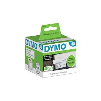 Dymo Labelwriter étiquettes blanches en papier cartonné 51mmx 89mm,|NWL France-DYMS0929100