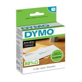 Dymo Étiquettes d'Adresse Autocollantes 28 mm x 89 mm, Blanc|NWL France-DYM1983173