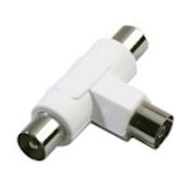 Adaptateur 2 x TV 9.52 mm M / TV 9.52 mm F - nickel|Erard-EAD4745