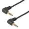 Cordon Jack 3.5mm coudé à 90DEG M/M - OR - 5m|Erard-EAD1426