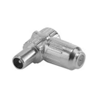 Prise TV 9.52mm M coudée à 90DEG - pour câbles 17 et 19 VATC - métal|Erard-EAD4761