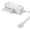 Cordon RJ11 M / prise T M - haut-débit ADSL - gaine pvc plate banche - 3m