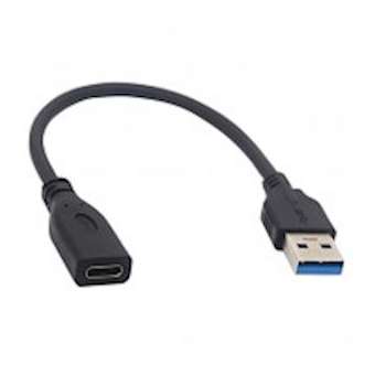 Adaptateur USB 3.2 gen 1 - A M / C F - noir - 0m20|Erard-EAD722439
